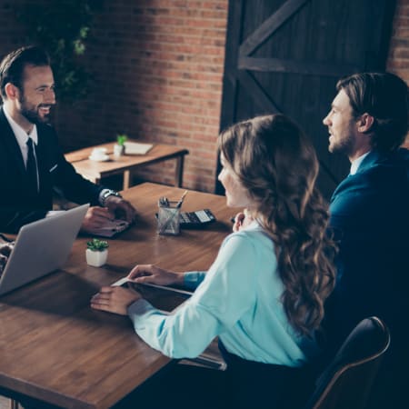 lawyers in a conference room